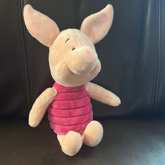 Plush Piglet Toy - Pink and Cream - Picture 1 of 4